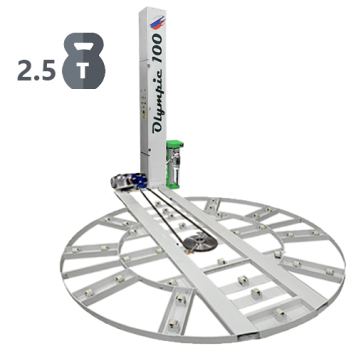 Паллетоупаковщик Olympic 100 (D-2450, H-2500,F1) c усил. платформой-4